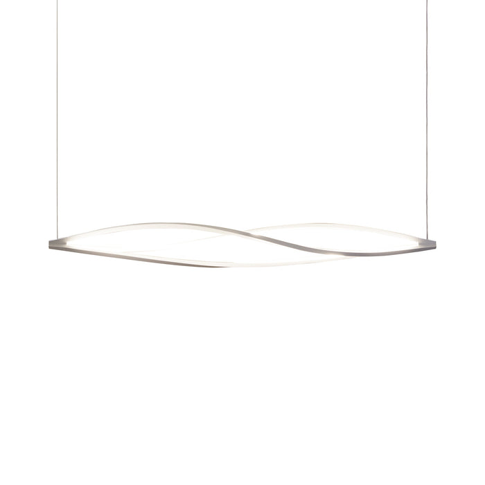 In The Wind LED Pendant Light in White (Horizontal).