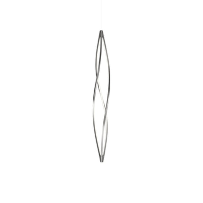 In The Wind LED Pendant Light in Titan Grey (Vertical).