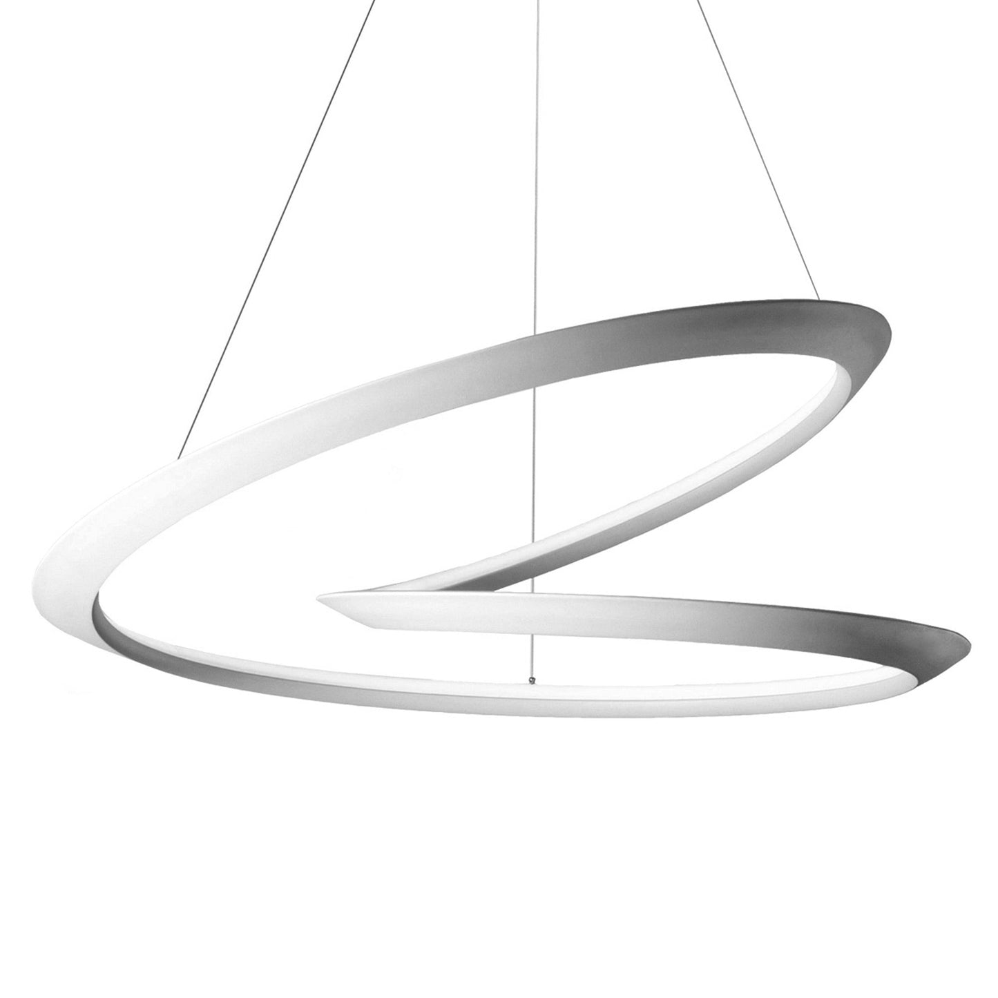 Kepler LED Pendant Light in White (Medium).