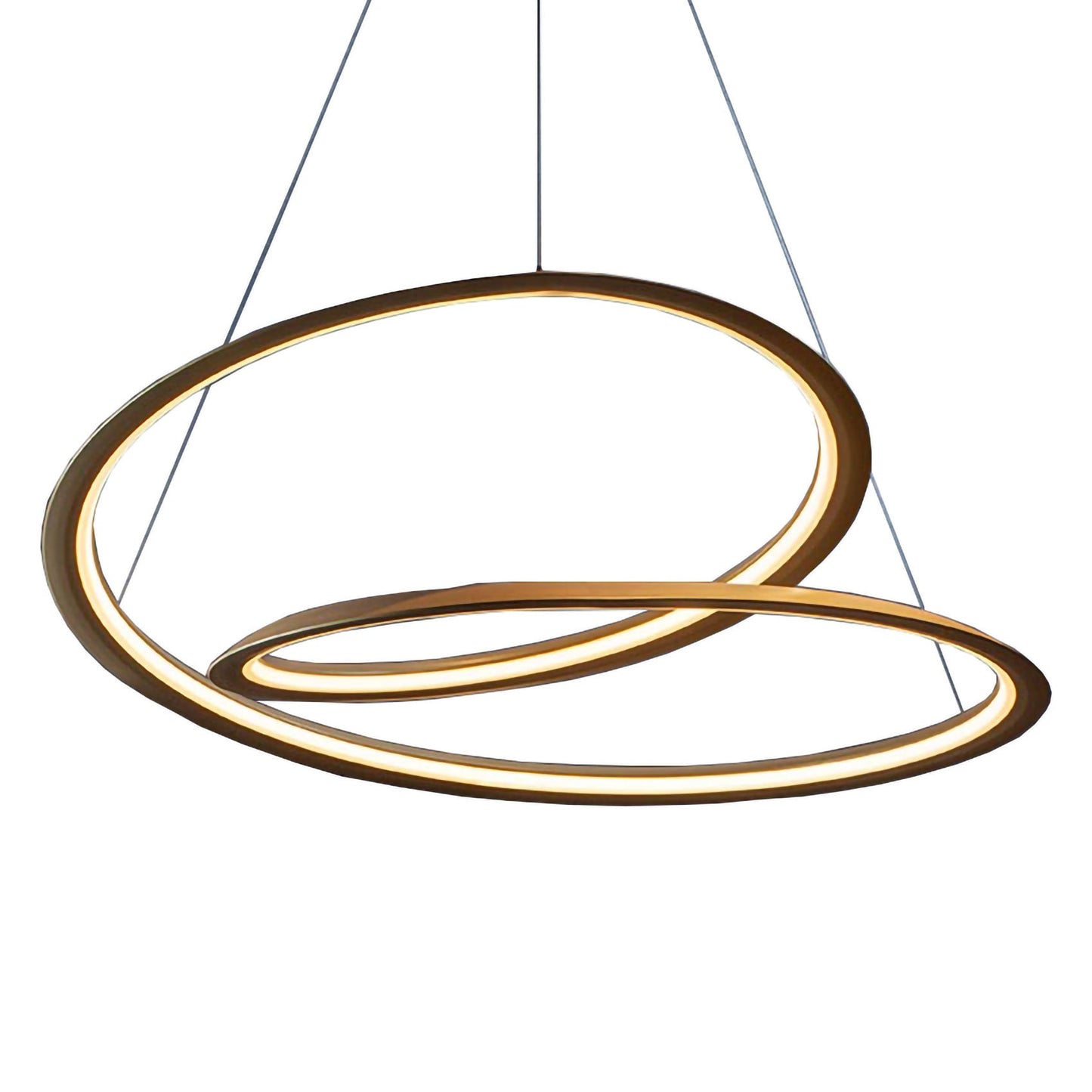 Kepler LED Pendant Light in Gold (Large).