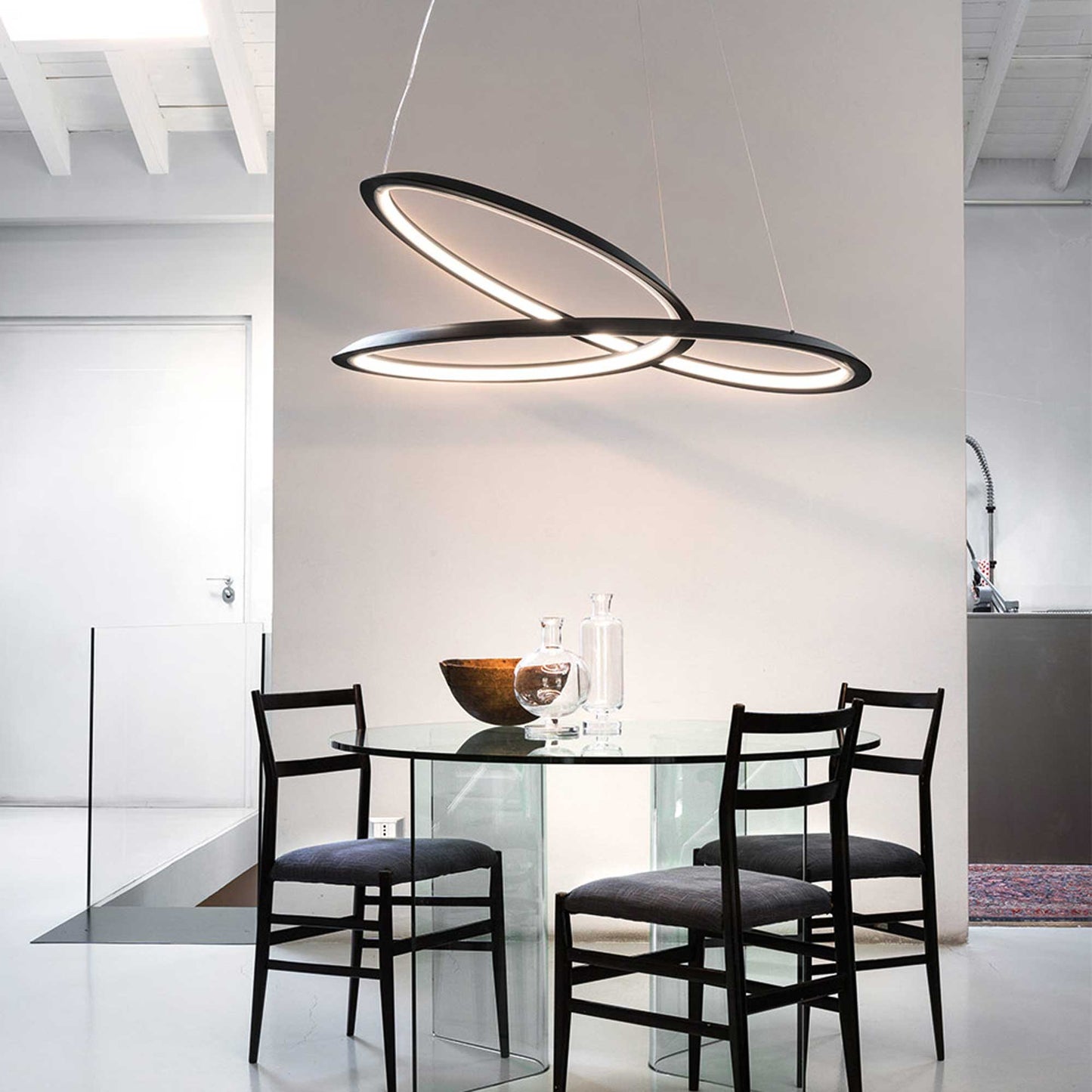 Kepler LED Pendant Light in dining room.