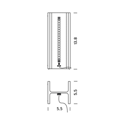 Mais Plus Que Cela Je Ne Peux Pas LED Floor Lamp - line drawing.