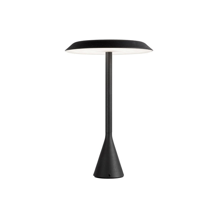 Panama LED Table Lamp in Coal Black (Small).