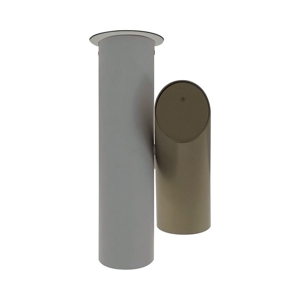 Tubes Large LED Ceiling Light in White/Light Gold.