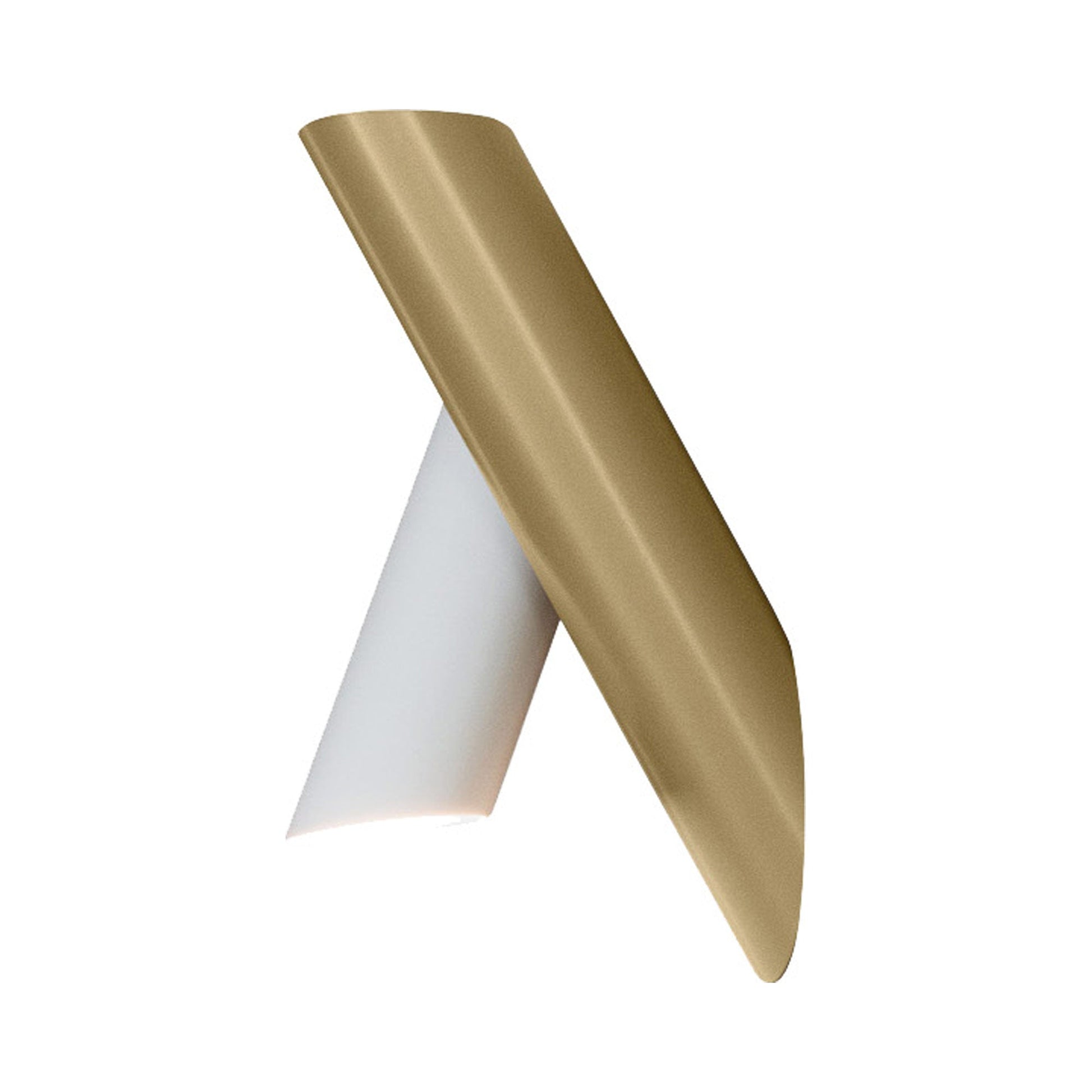 Tubes Large LED Wall Light in White/Light Gold.