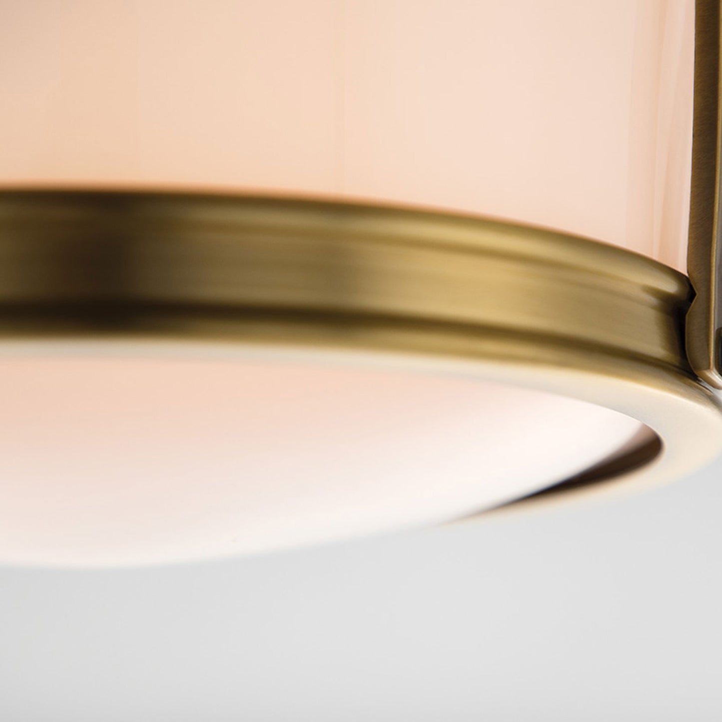 Newport Flush Mount Ceiling Light in Detail.