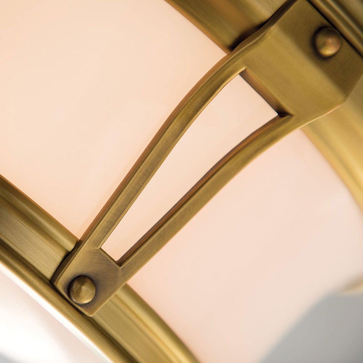 Newport Flush Mount Ceiling Light in Detail.