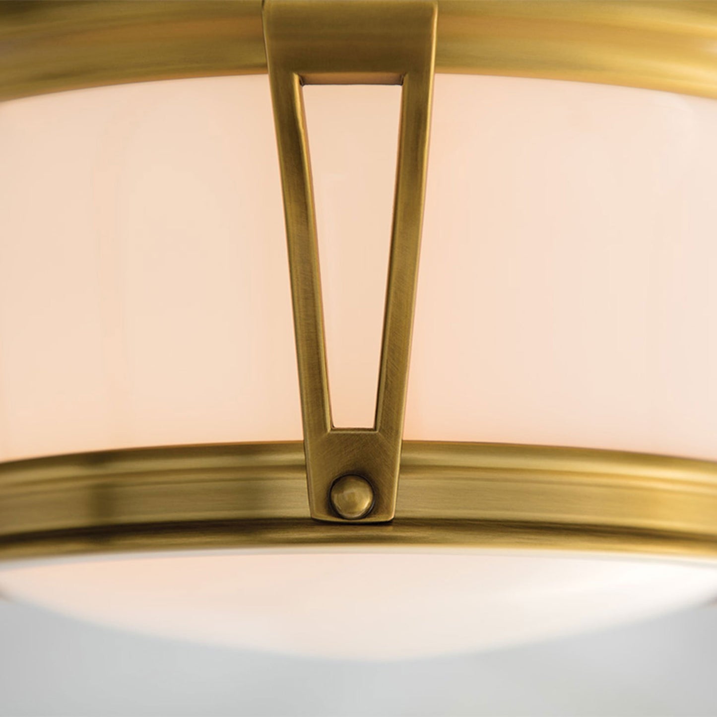 Newport Flush Mount Ceiling Light in Detail.