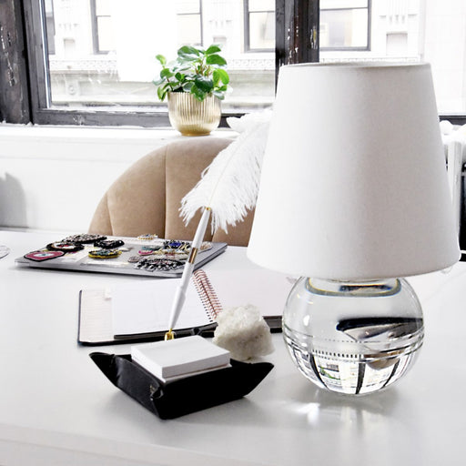 Nicole Table Lamp in living room.