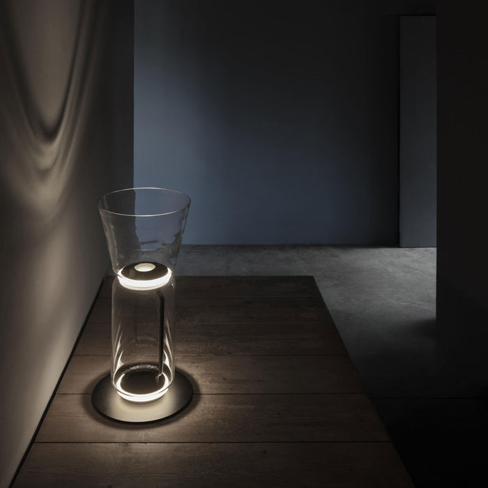 Noctambule High Cylinder and Cone LED Floor Lamp in Detail.