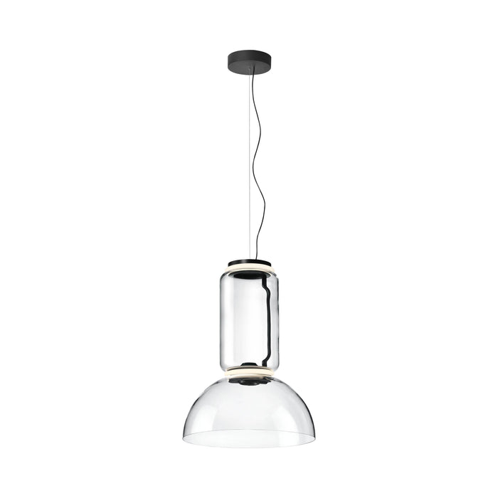 Noctambule Low Cylinder and Bowl LED Pendant Light in 1 Low Cylinder.