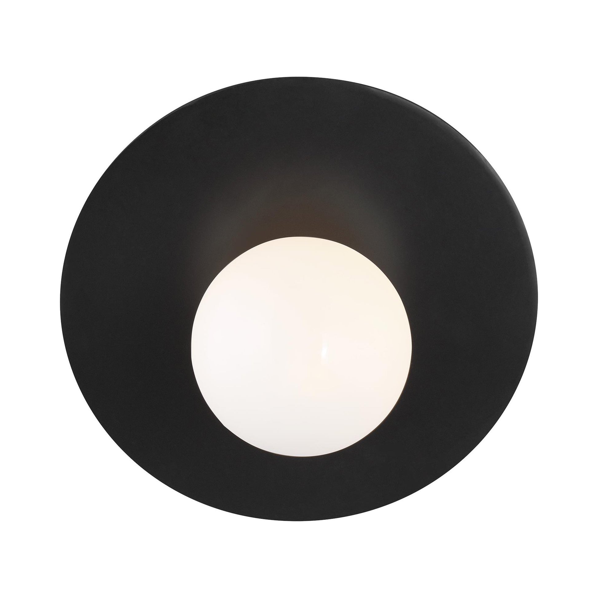 Nodes Angled Bath Wall Light in Midnight Black.