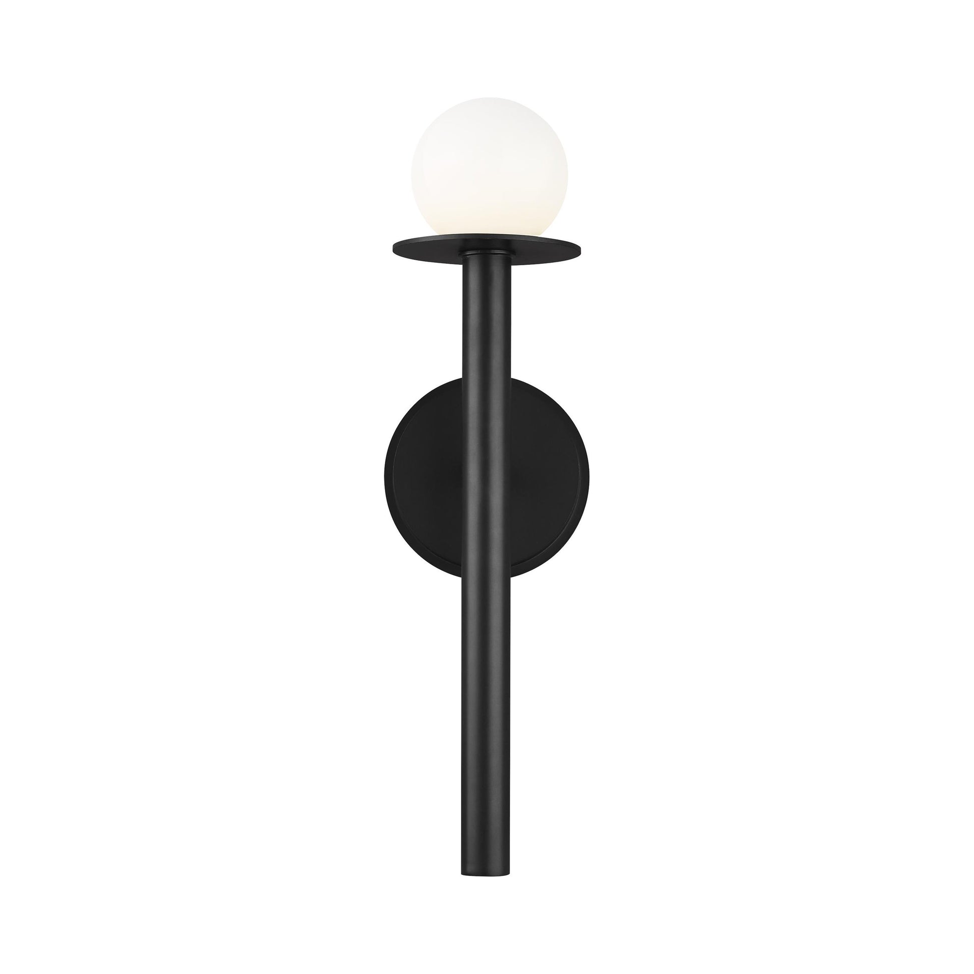 Nodes Bath Wall Light in Midnight Black (1-Light).