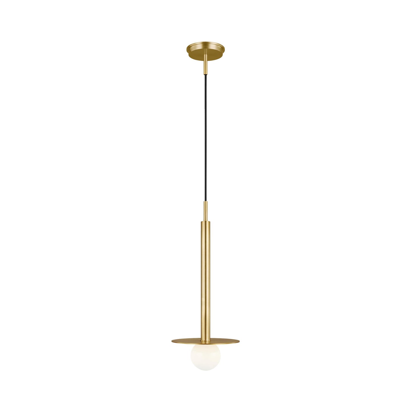 Nodes Pendant Light in Burnished Brass (20-Inch).