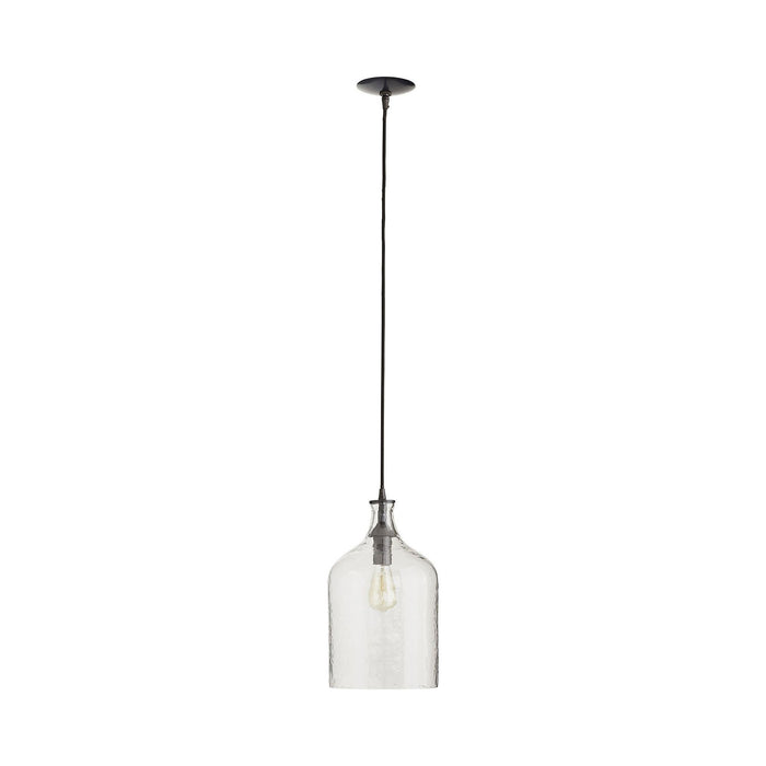 Noreen Pendant Light in Clear Hammered.