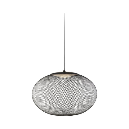 NR2 LED Pendant Light in Black (Medium).