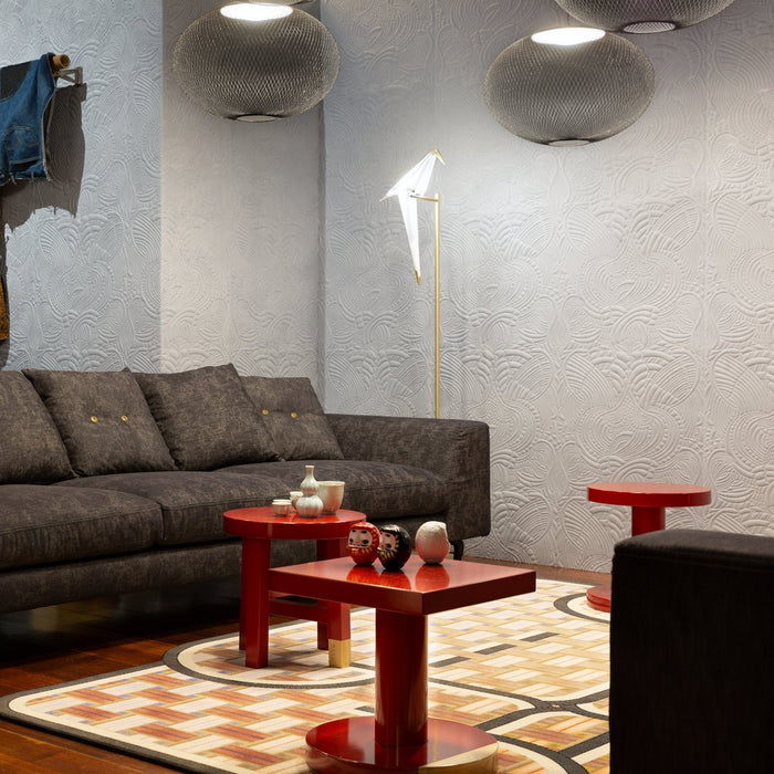 NR2 LED Pendant Light in living room.