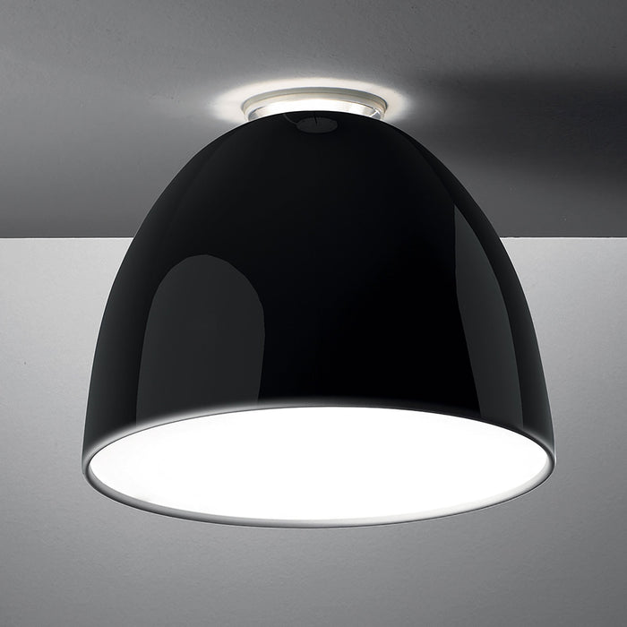 Nur Ceiling Light in Gloss Black/Classic/LED.