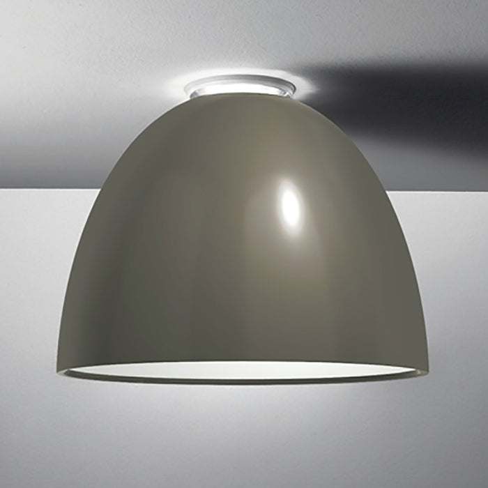 Nur Ceiling Light in Gloss Grey/Classic/LED.