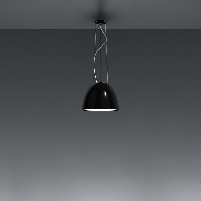 Nur Mini Suspension Light in Gloss Black/Standard/LED.