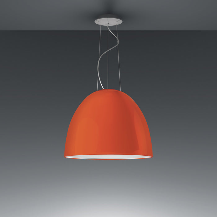Nur Suspension Light in Gloss Orange/Standard/LED.