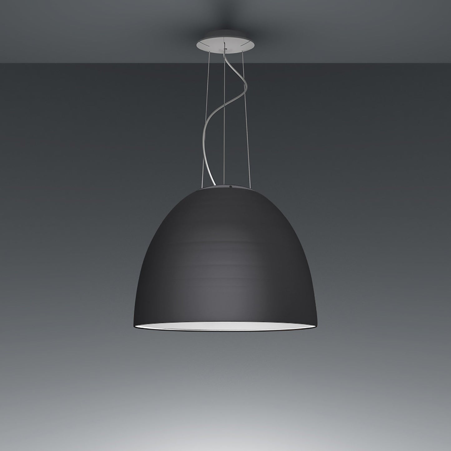 Nur Suspension Light in Anthracite Grey/Standard/LED.