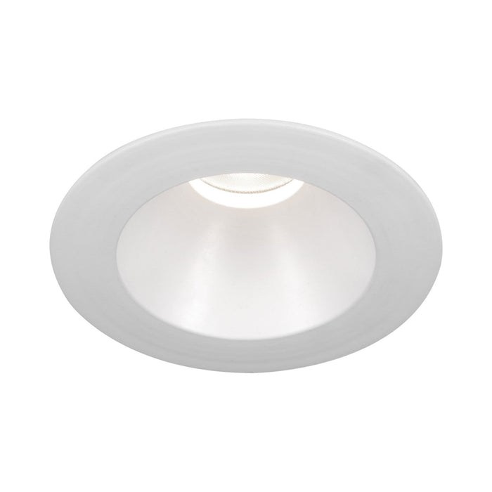 Ocular 3.0 Round Downlight LED Recessed Trim in White (Polycarbonate and Die-cast aluminum/15-Degree/2700K/90CRI).