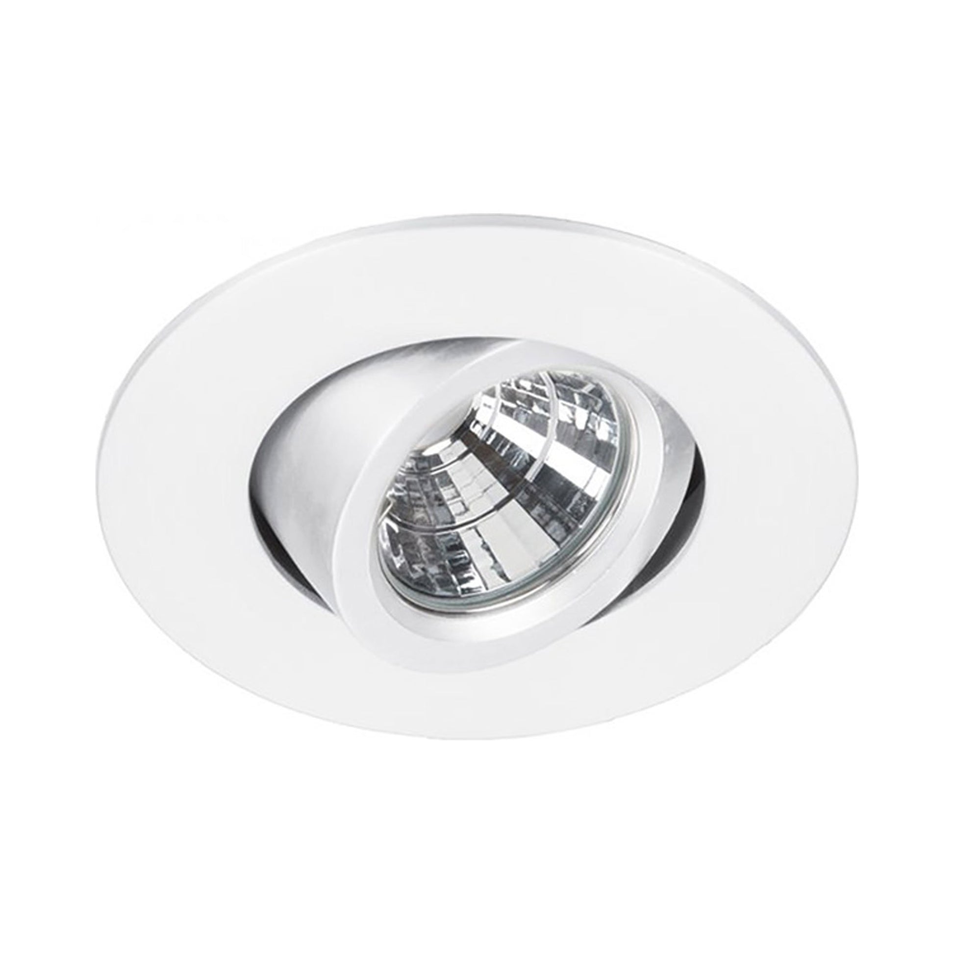 Ocularc 2.0 Round Adjustable 9W LED Recessed Trim in White.
