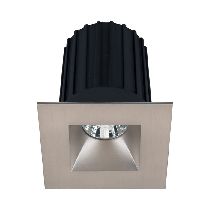 Ocularc 2.0 Square Open Reflector 11W LED Recessed Trim in Brushed Nickel.
