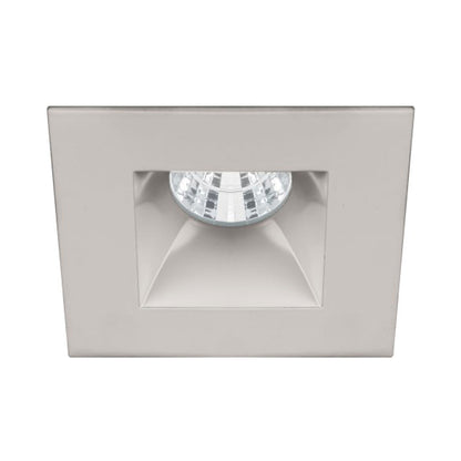 Ocularc 2.0 Square Open Reflector 9W LED Recessed Trim in Brushed Nickel.