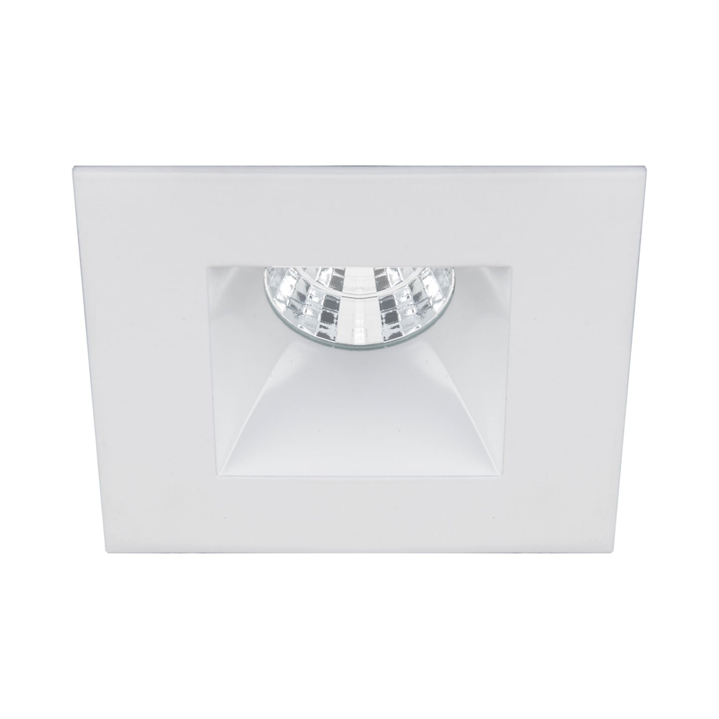 Ocularc 2.0 Square Open Reflector 9W LED Recessed Trim in White.