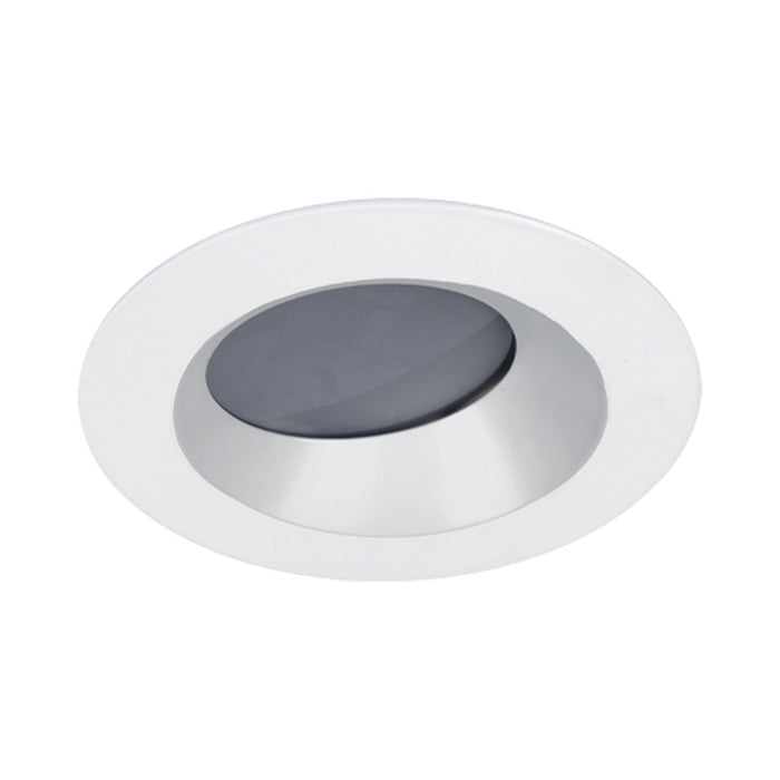Ocularc 3.5 Round Wall Wash LED Recessed Trim in Haze White.