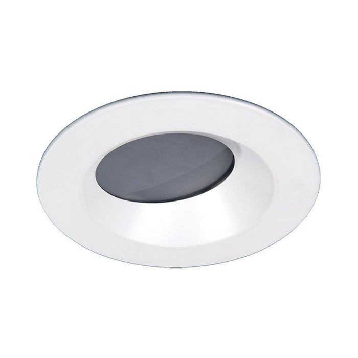 Ocularc 3.5 Round Wall Wash LED Recessed Trim in White.