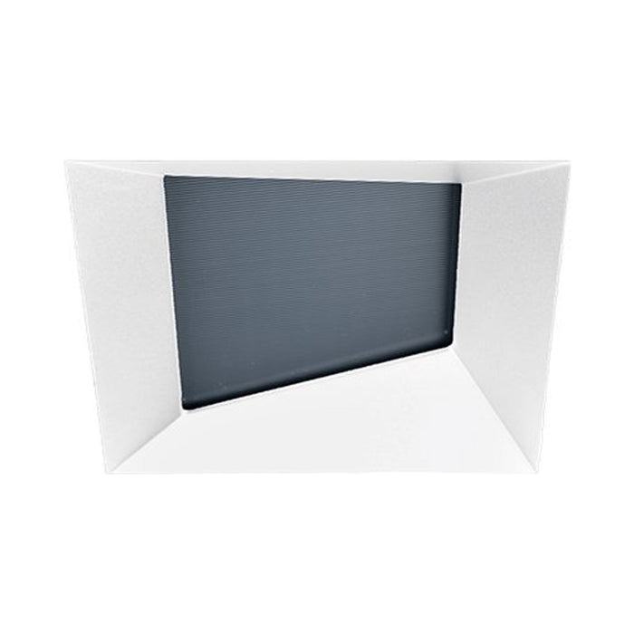 Ocularc 3.5 Square Wall Wash Trimless LED Recessed Trim in White.
