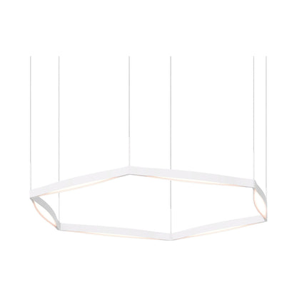 Ola™ LED Linear Pendant Light in Satin White (6-Light).