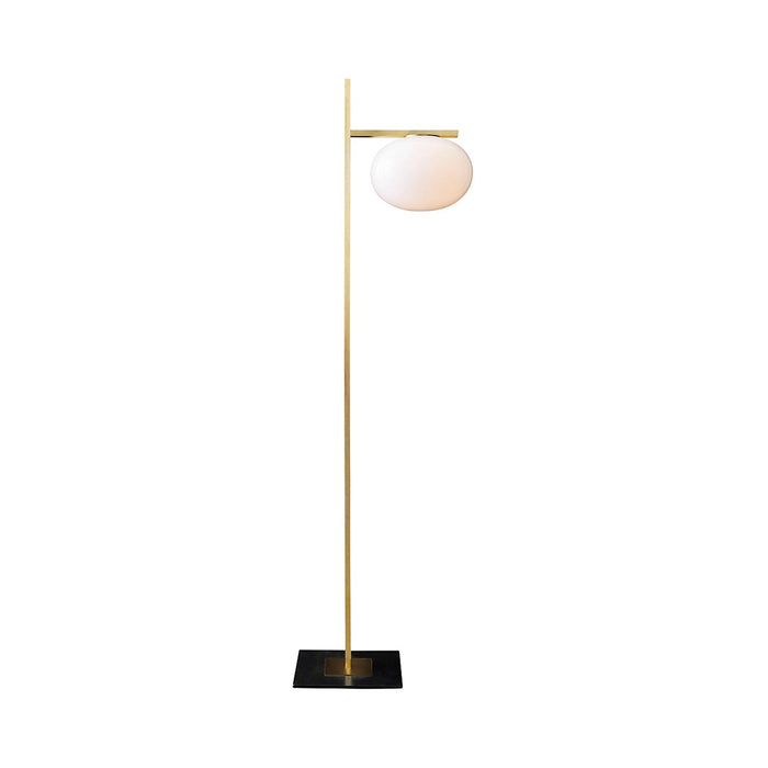 Alba Floor Lamp in Polished Opaline (1-Light).