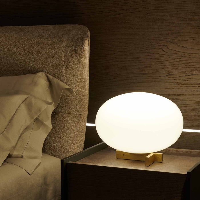 Alba Table Lamp in bedroom.