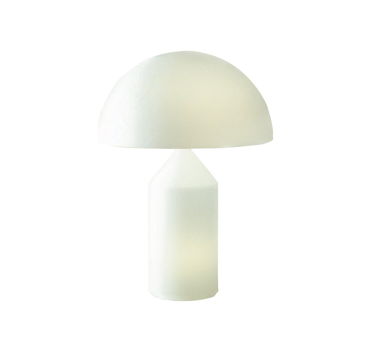 Atollo Table Lamp in Opaline (Small).