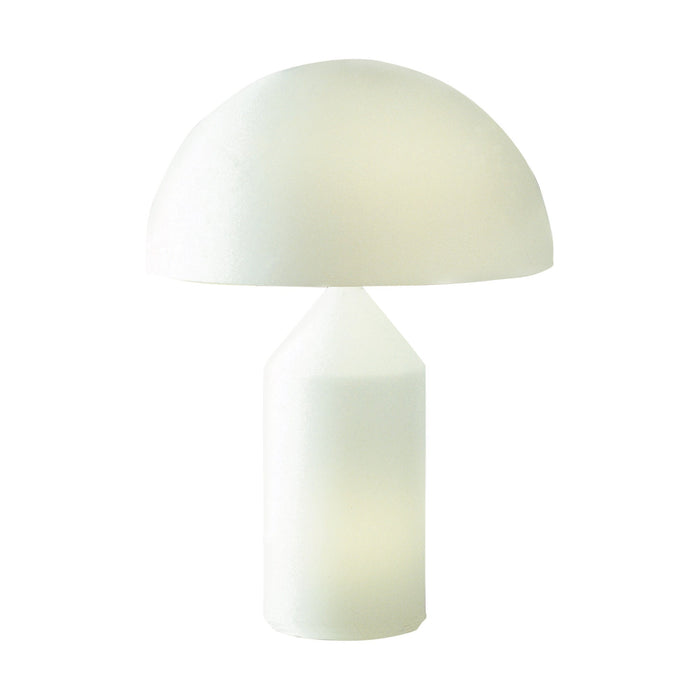 Atollo Table Lamp in Opaline (Large).