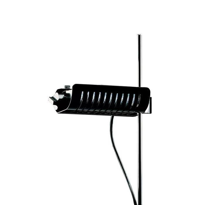 Colombo LED Floor Lamp in Lacquered Black.