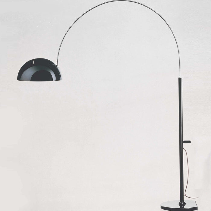 Coupe Arch Floor Lamp in Black.