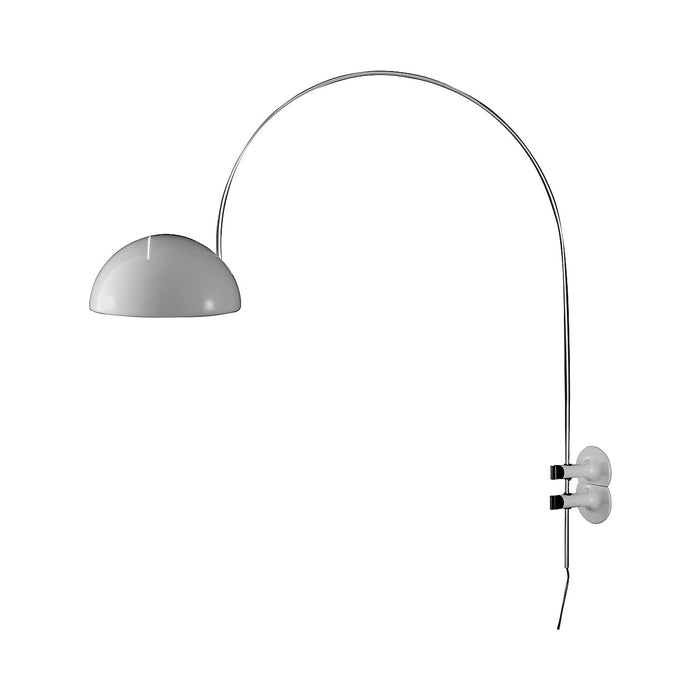 Coupe Arched Wall Light in White.