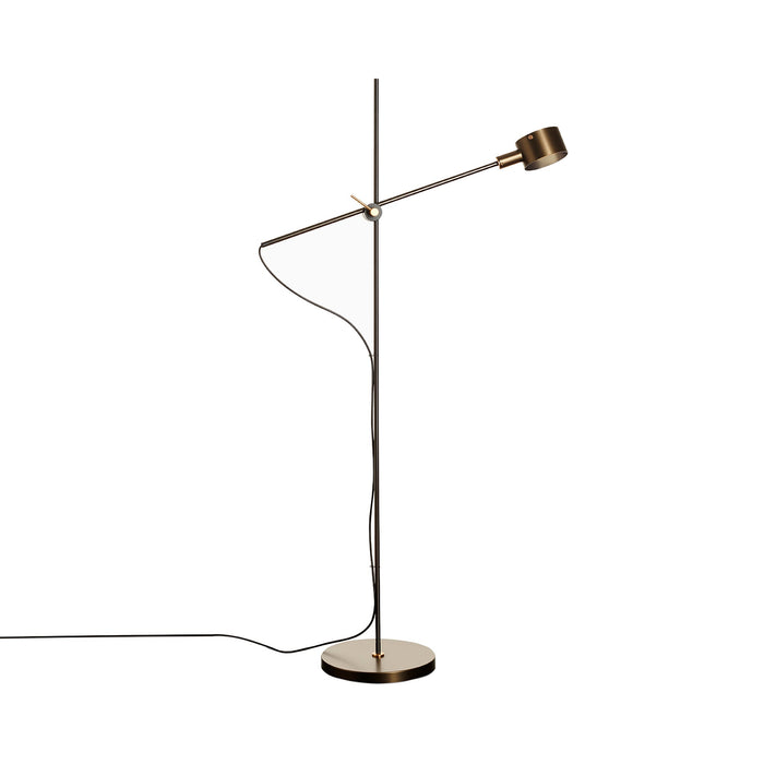 G.O. LED Floor Lamp in Anodic Bronze.
