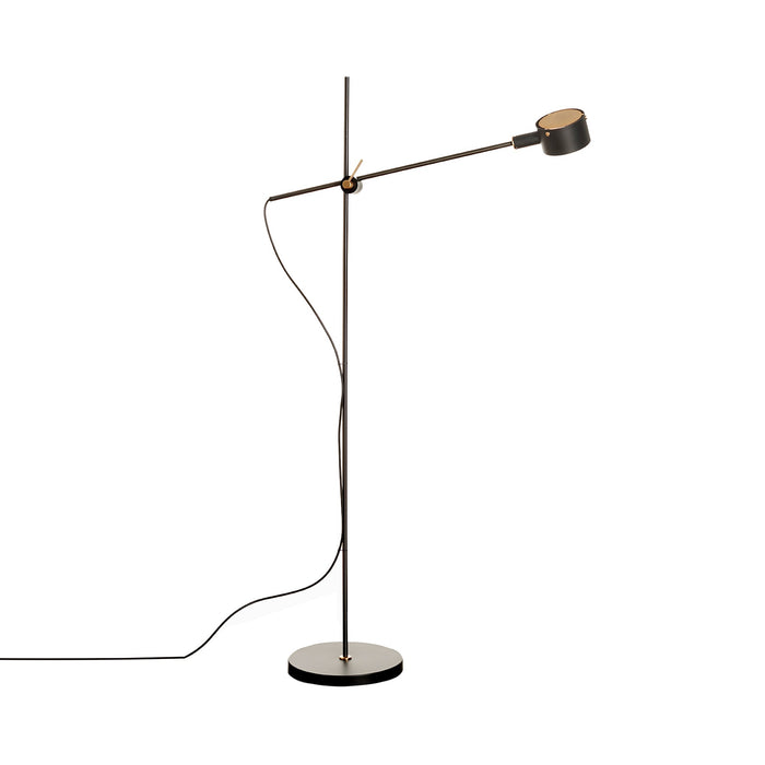 G.O. LED Floor Lamp in Matt Black.