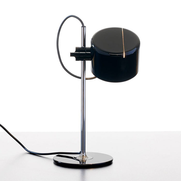 Mini Coupe LED Table Lamp in Glossy Black.