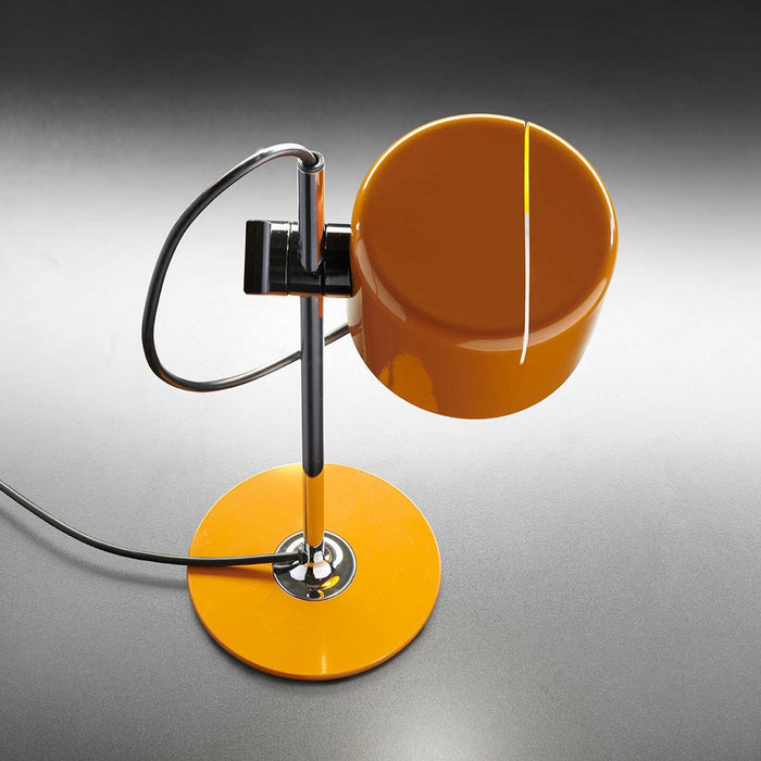 Mini Coupe LED Table Lamp in Mustard Yellow.