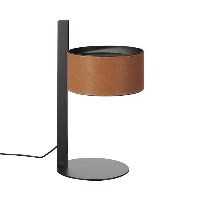 Parallel Table Lamp in Brown.