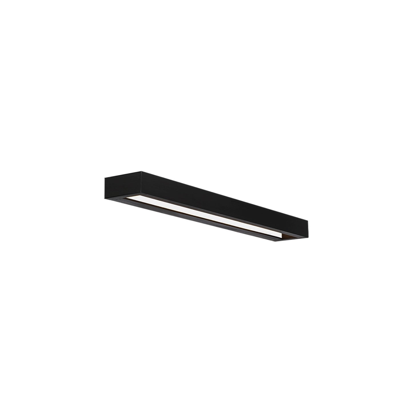 Open LED Bath Bar Light in Black.