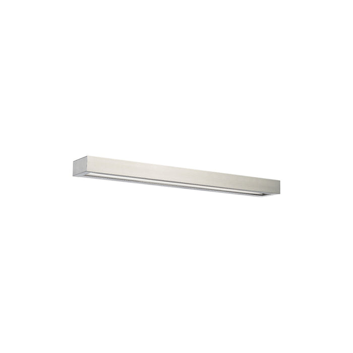 Open LED Bath Bar Light in Small (2700K)/Brushed Nickel.