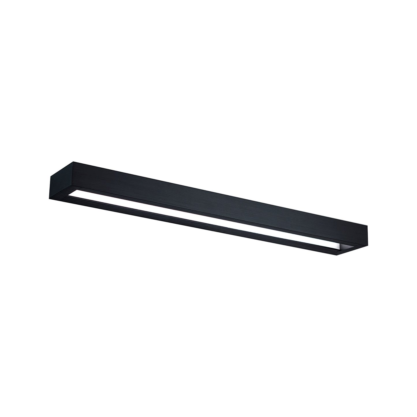 Open LED Bath Bar Light in Large (2700K)/Black.